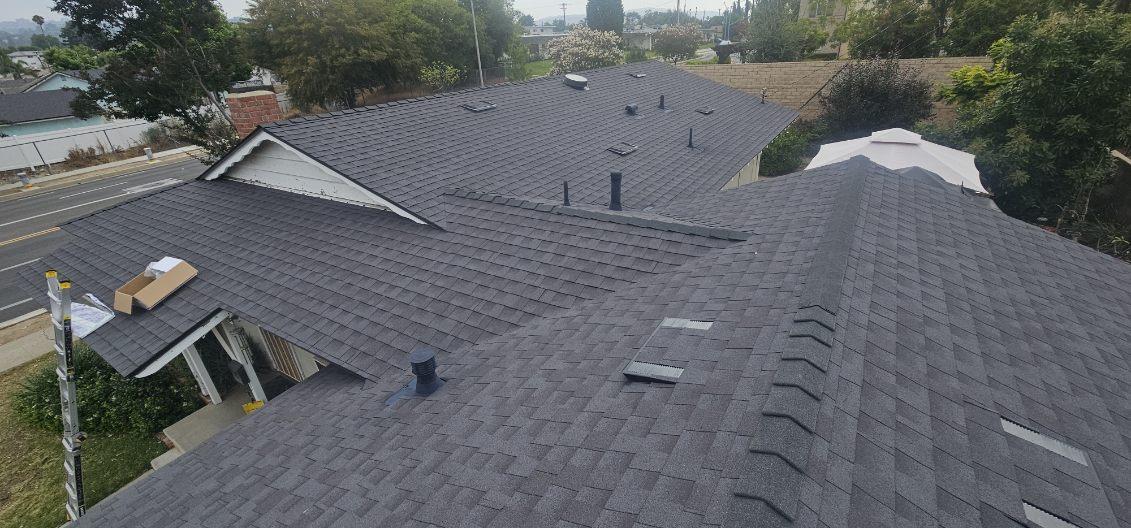Roofing repair and maintenance project detail